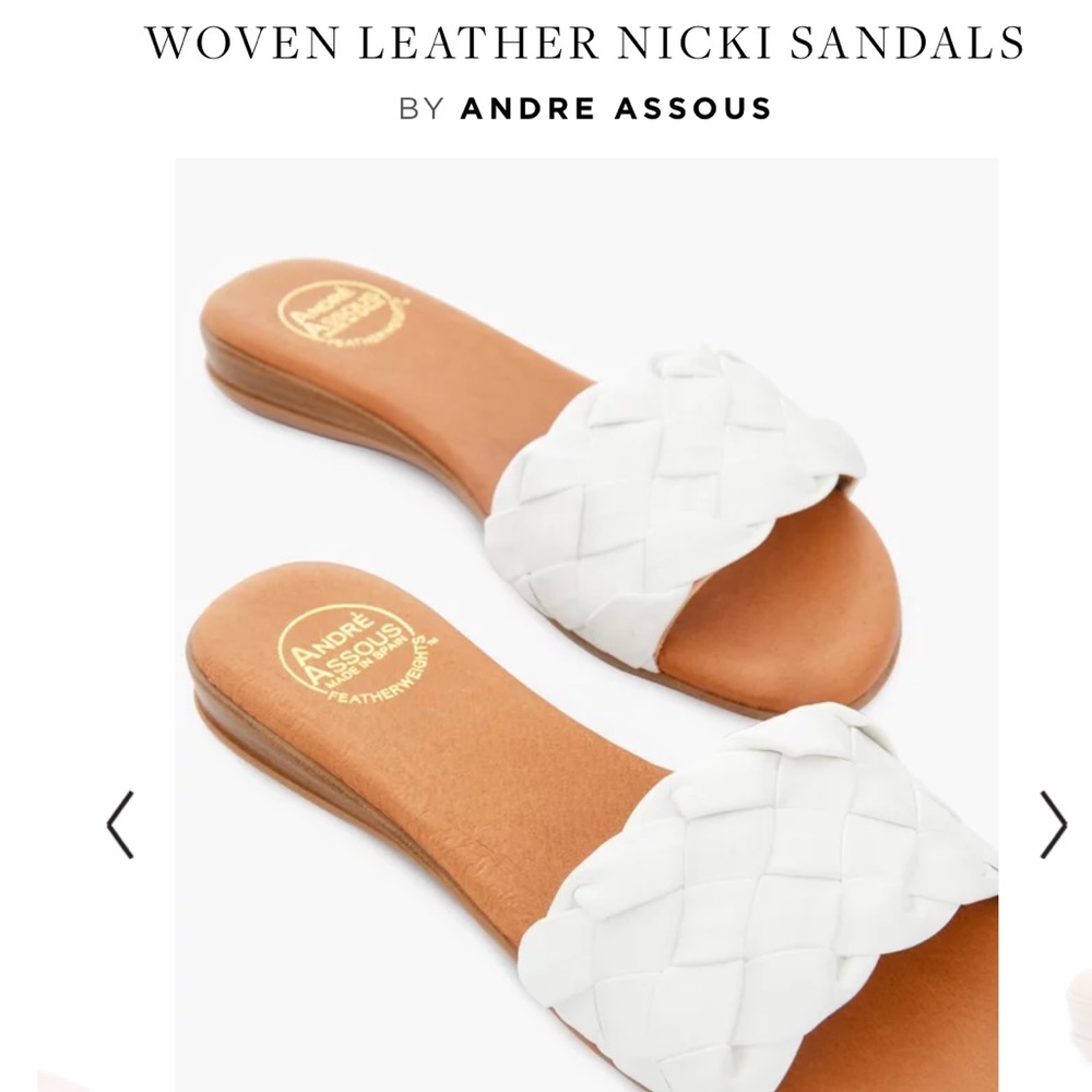 Woven leather Nicki Sandals